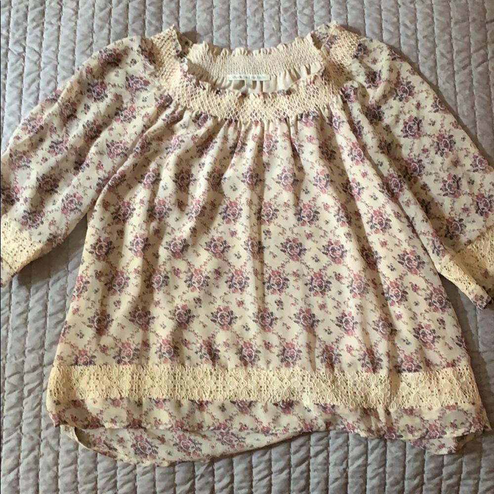 Floral tunic